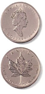 Canadian Silver Maple Leaf